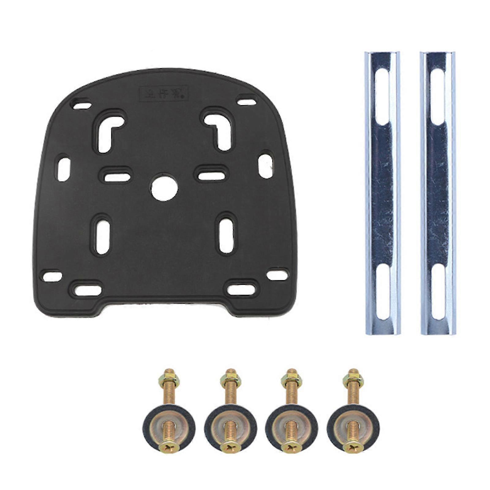 Universal Motorcycle Tour Pack Quick Release Bracket, Durable Base Plate Mount for Trunk Case