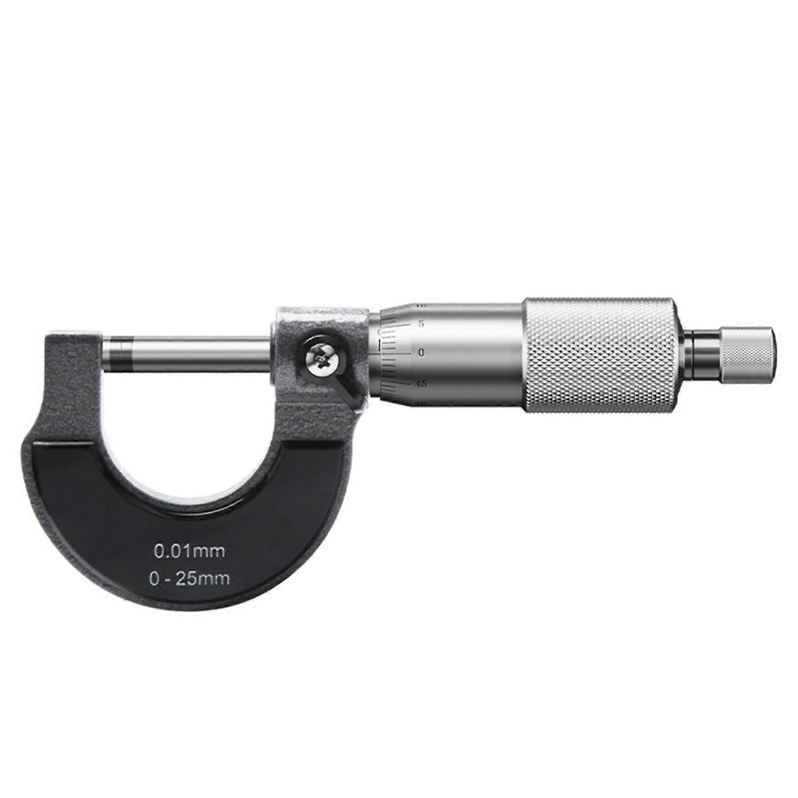 Precise 0-25mm Outside Micrometer Gauge Vernier Caliper for Accurate Measurements in Engineering Machining Workshop Use