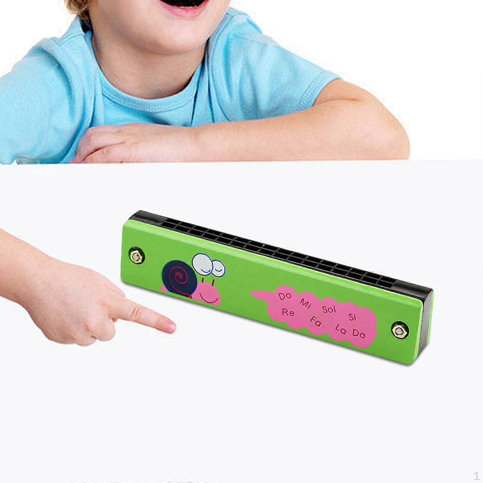 16 Holes Harmonica Kids Cartoon Portable Mouth Organ for Game Family