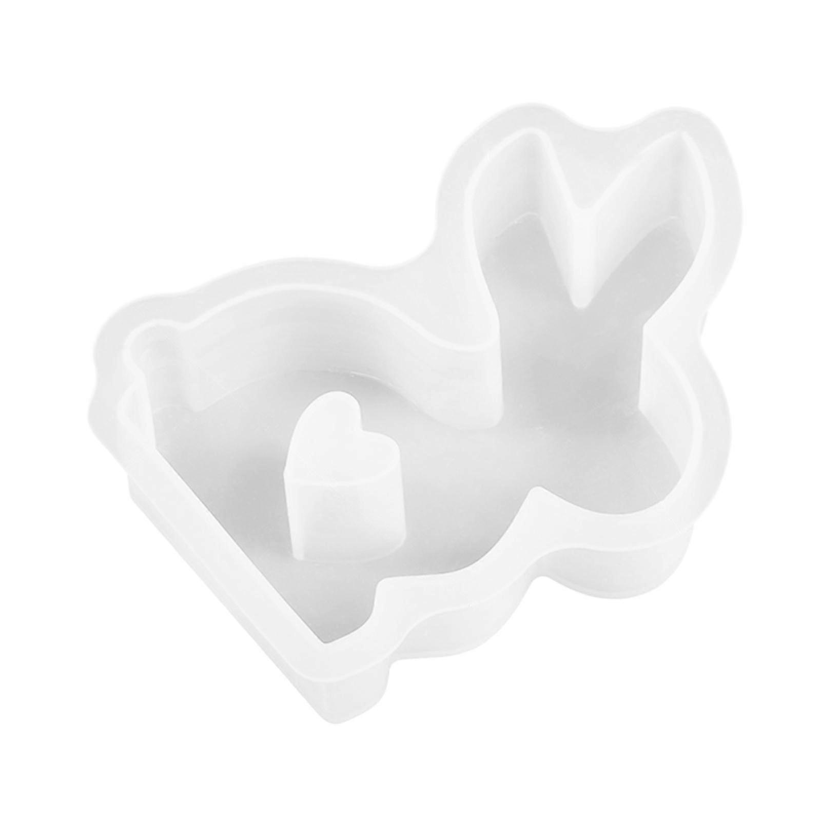 Rabbit Candle Silicone Model, DIY Easter Bunny Candle Model, Resin Casting Model