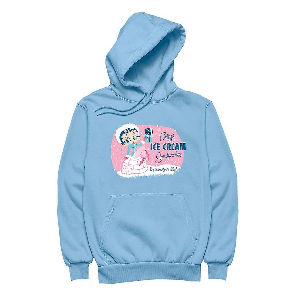 Betty Boop Eskimo Women's Hooded Sweatshirt