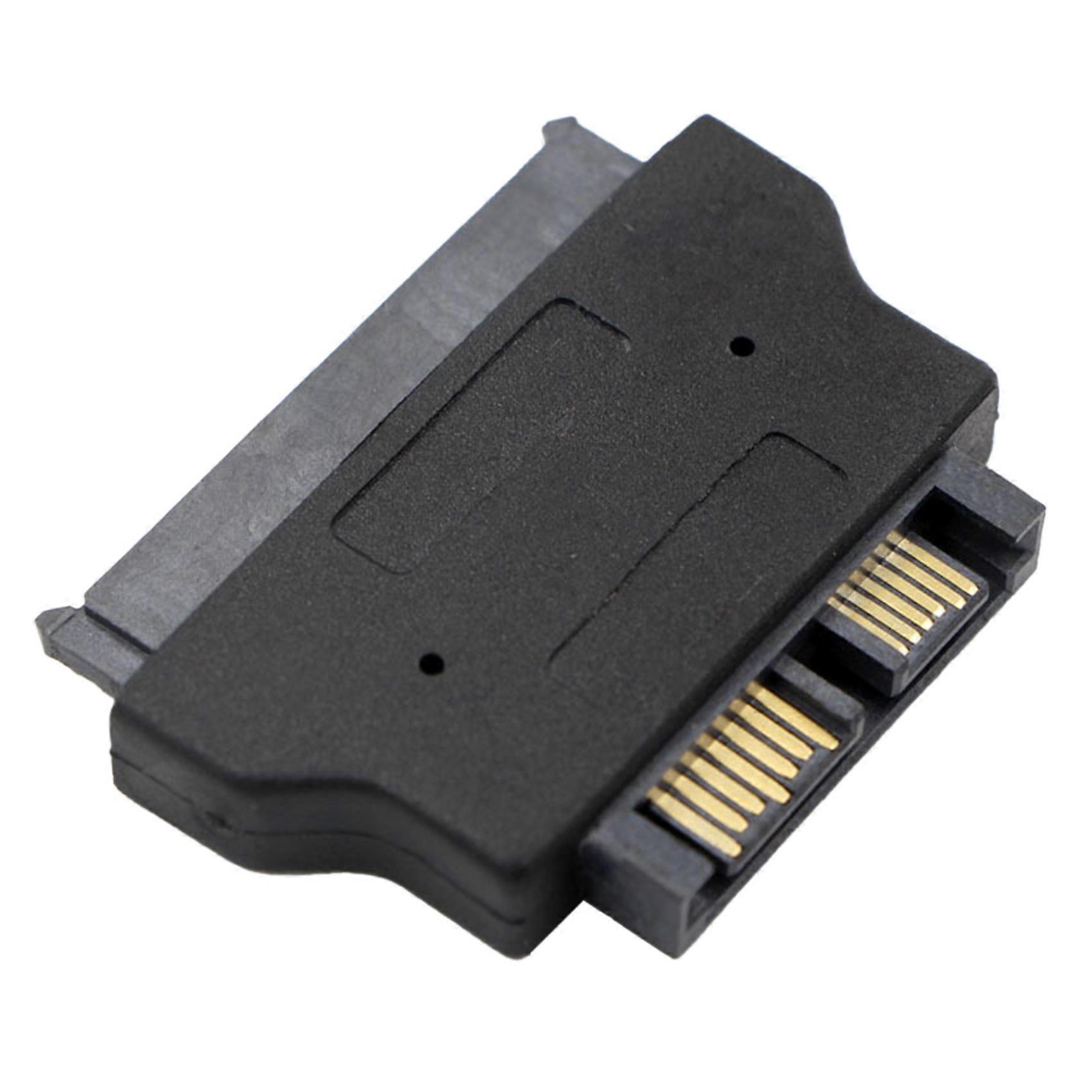 Adapter Serial 7+15 22Pin Male to Slim 7+6 13Pin Female Adapter for Desktop Laptop HDD CD-ROM Hard