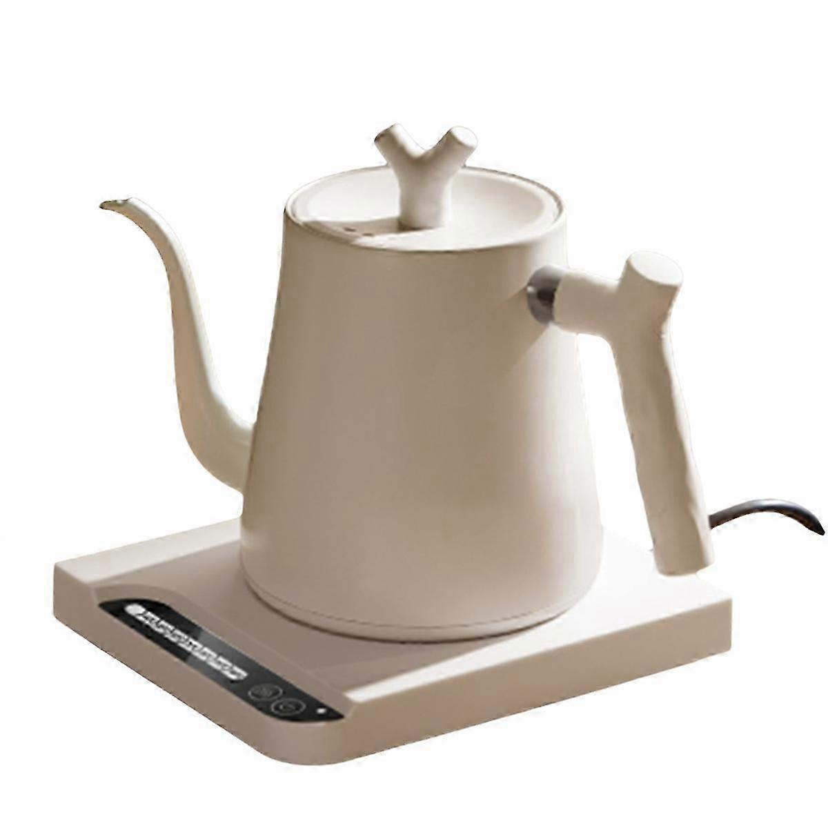 Pot d’eau à chauffage rapide 1000w Bouilloire électrique en acier inoxydable 304 Bouilloire à café Mise hors tension automatique B Prise UE
