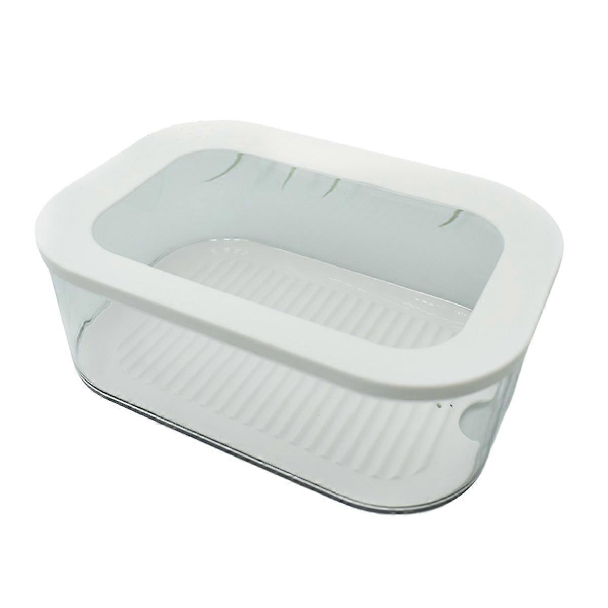 Meat Fridge Storage Containers Container with Lid, B