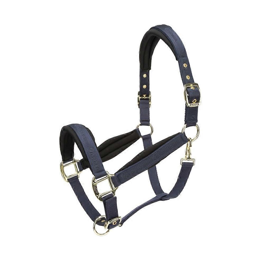 Shires Arma Padded Headcollar - Navy Blue