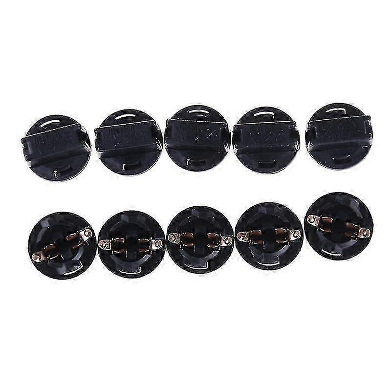10pcs T10 W5w 168 192 194 194 Wedge Socket Base for Instrument Panel Dash Lights