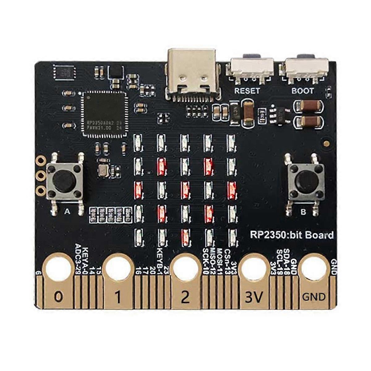 For 2 RP2350 Bit Board Programming Development Board Compatible with BBC Micro-Bit