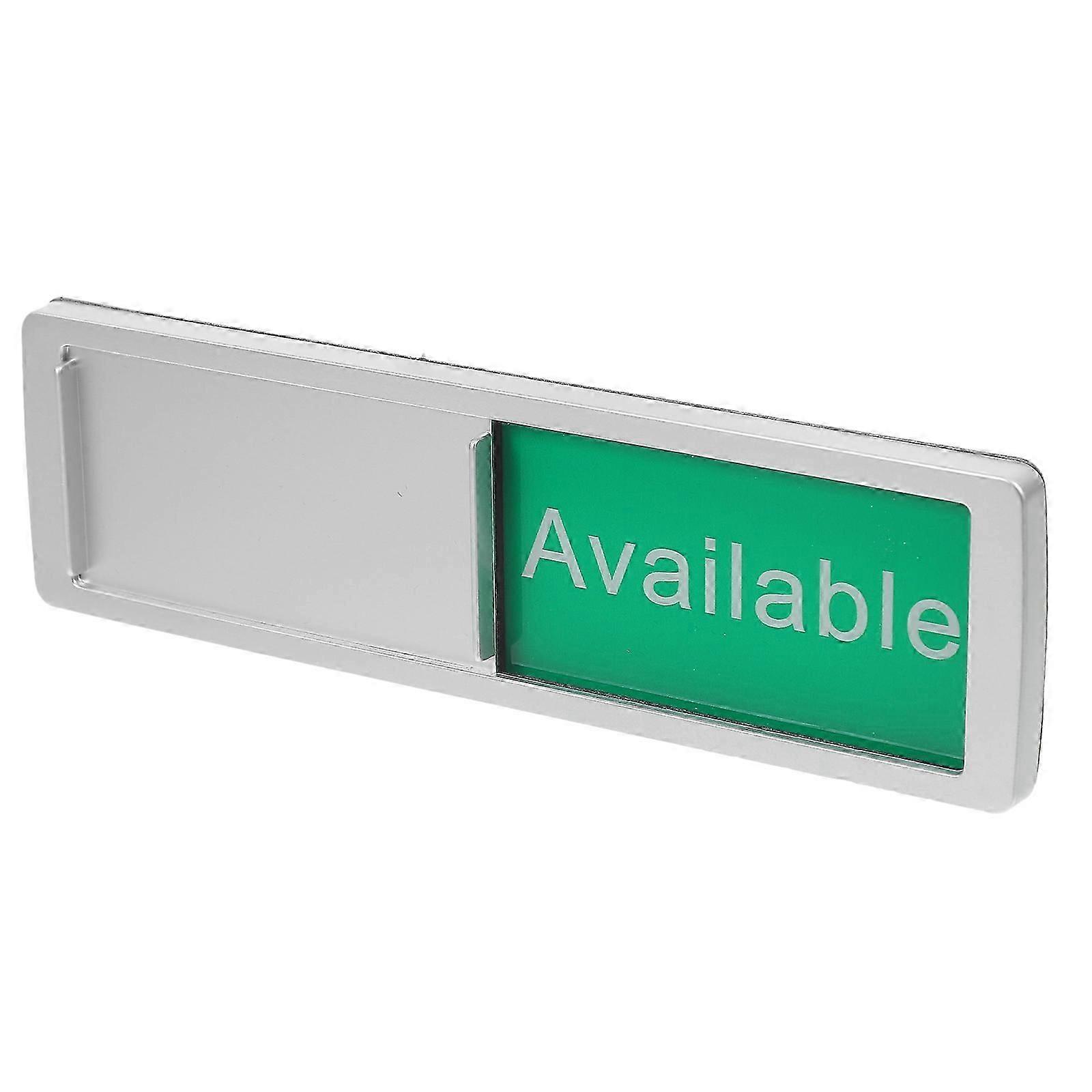 المرحاض شاغر احتلال تسجيل المرحاض الشريحة الخصوصية لافتة باب المرحاض