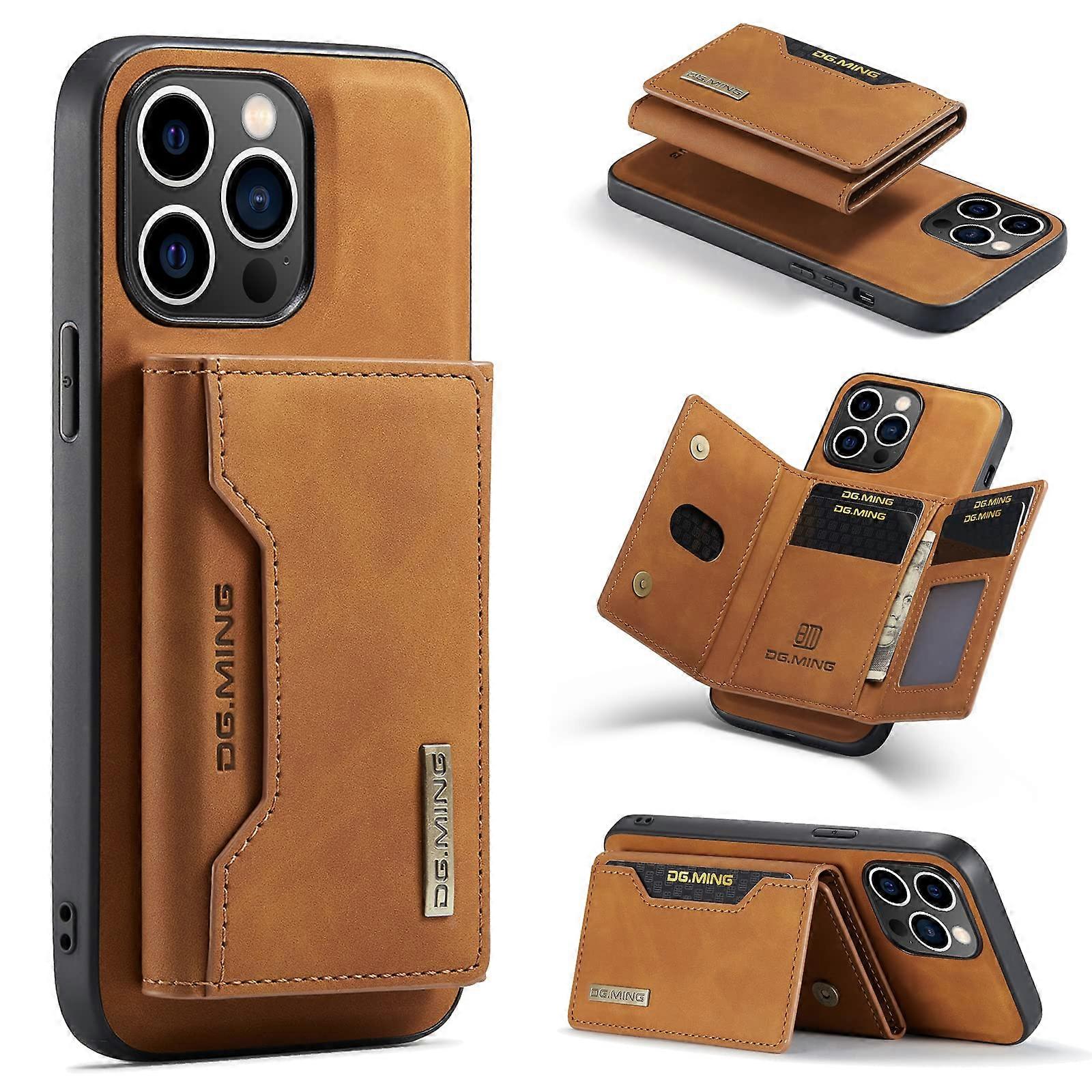 Compatible with iPhone 15 Pro Max(6.7''),2 in 1 Detachable Back Cover& Leather Wallet Phone Cases