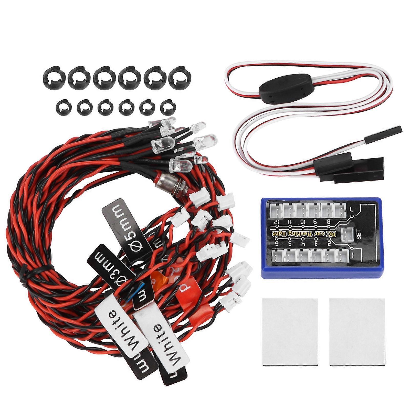 RC Model Remote Control Light Simulation Flash for TAMIYA/HSP CC01 1/10 1/8 RC Car Simulation Flash Light