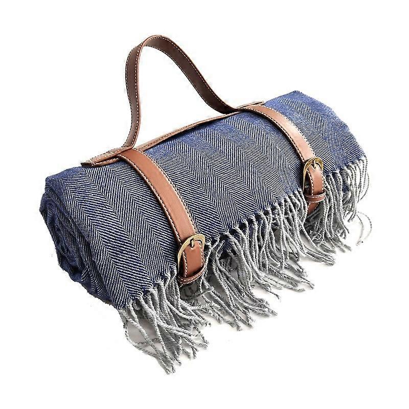 FWP wasserdichte Picknickmatte mit dicker Quaste, Größe: 200x150cm