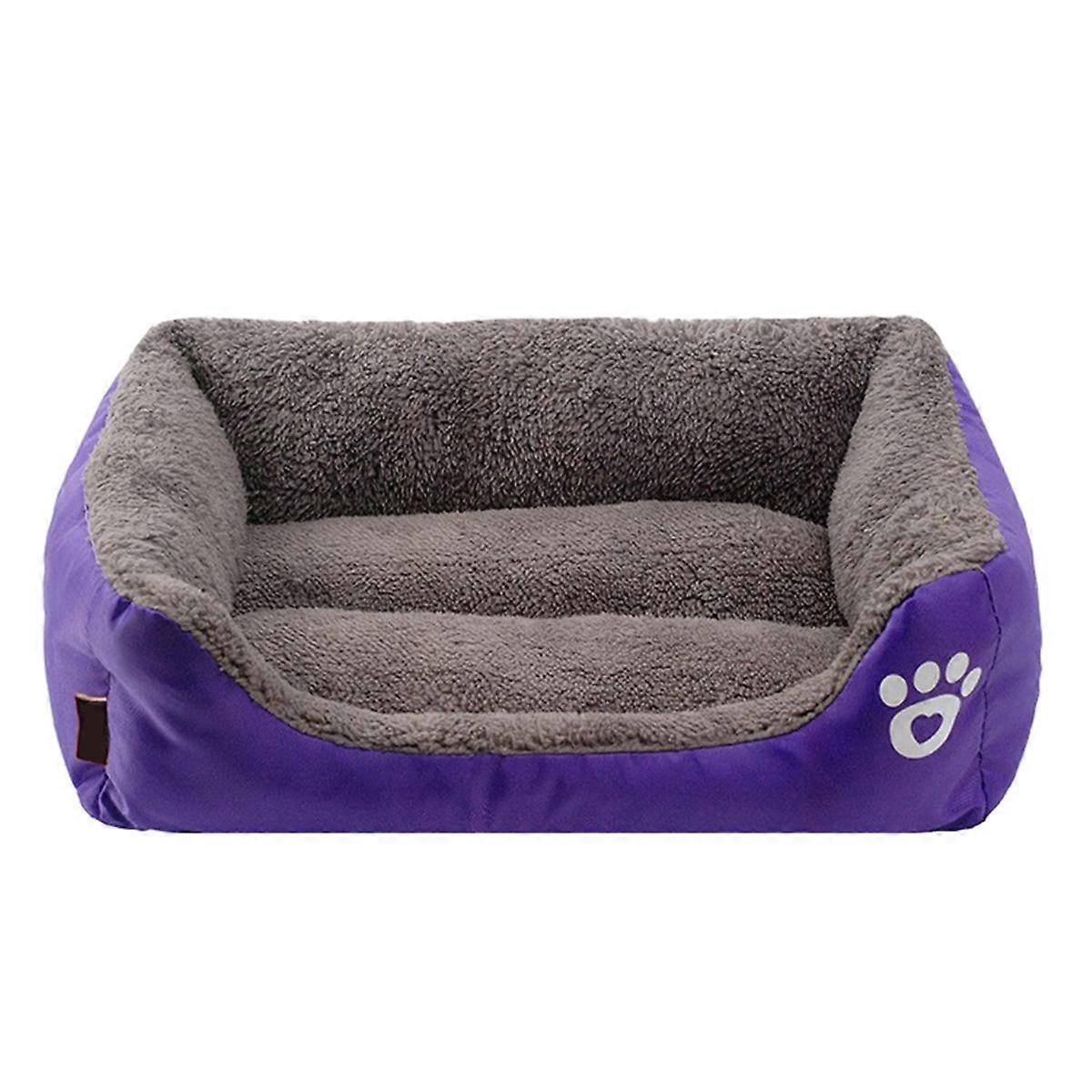 Small Dog Bed, Machine Washable, Soft Padding with Nonskid Bottom