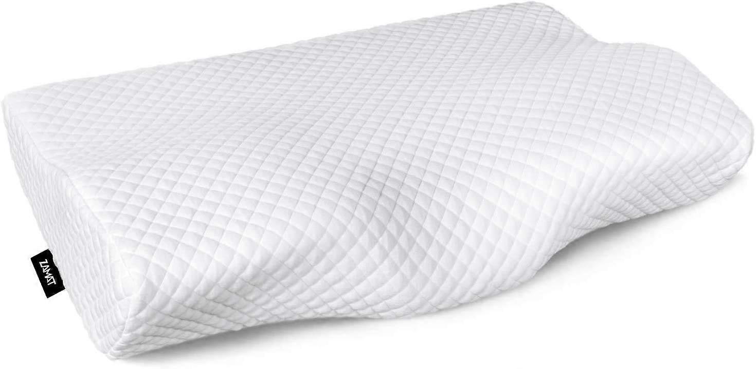Memory Foam Pillow for Neck Pain Relief, Adjustable Orthopedic Cervical Support, Ergonomic Design and Hypoallergenic Material