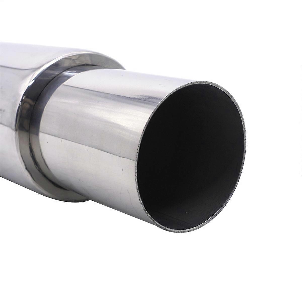 51mm Variable Exhaust Tip System Muffler Tail Pipe Silver Stainless Steel for Car Accessries Univers