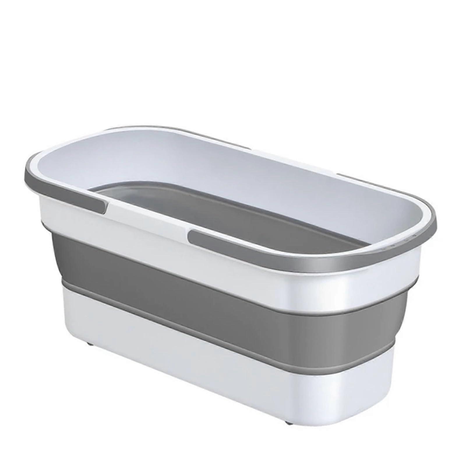 Folding Bucket Foldable Mop Bucket Collapsible Bucket (Color : GG)