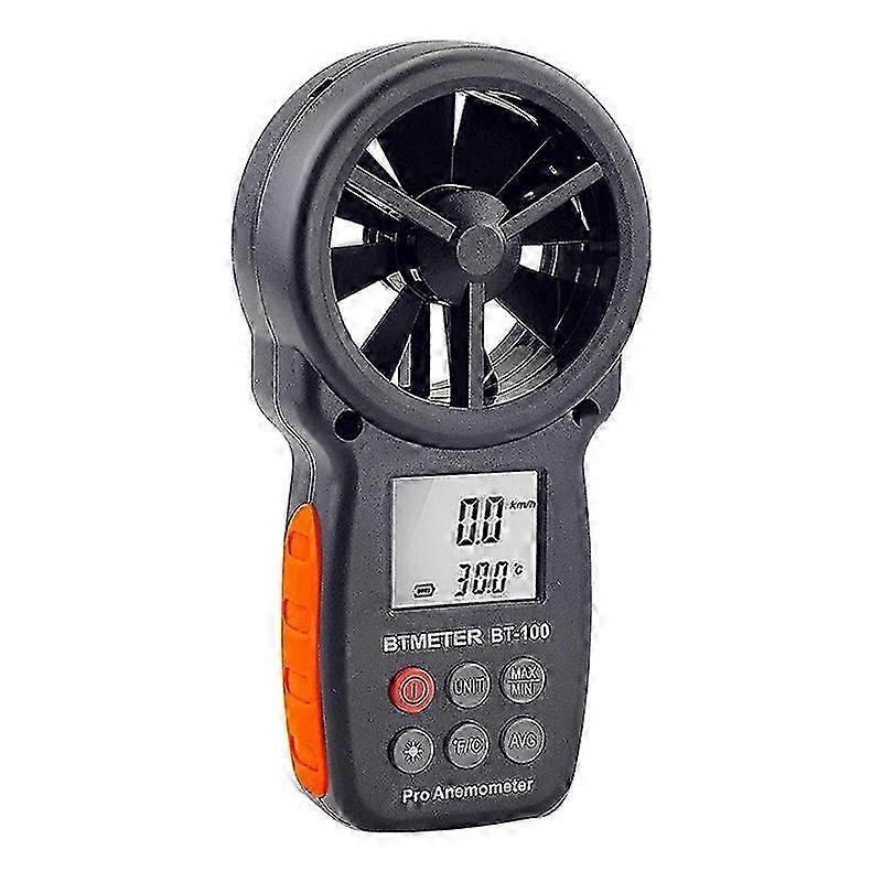 BT-100 Handheld-Anemometer Windgeschwindigkeit Windchill Temperatur Messgerät
