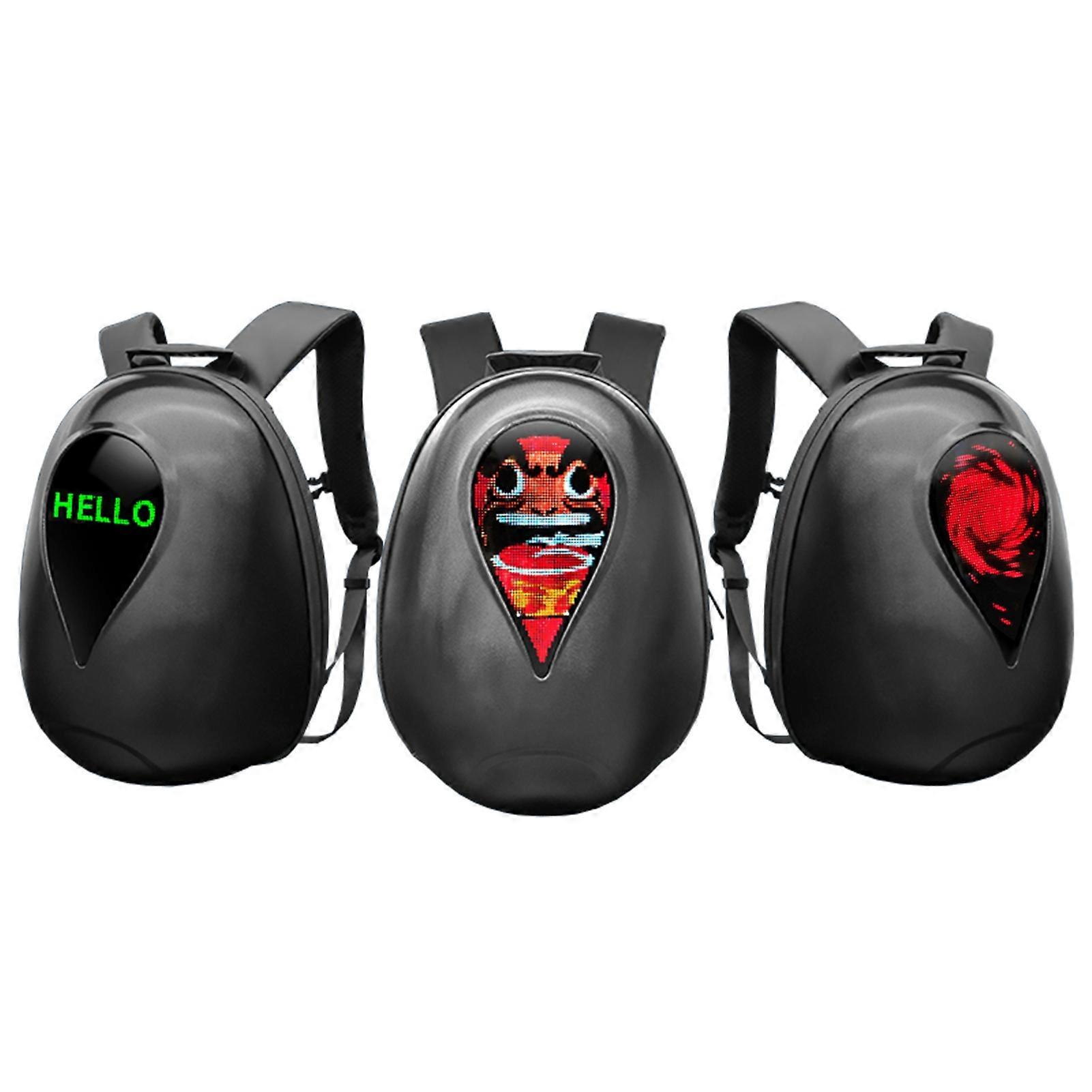 LED Backpack Riding Backpack Motorcycle Helmet Hard Shell Waterproof