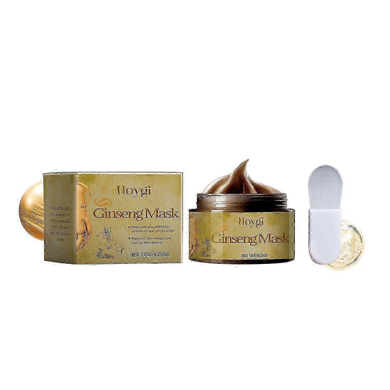 Hoygi Ginseng Exfoliating And Tearing Mask, Hydrating, Moisturizing, Firming And Mildly Cleansing Sk