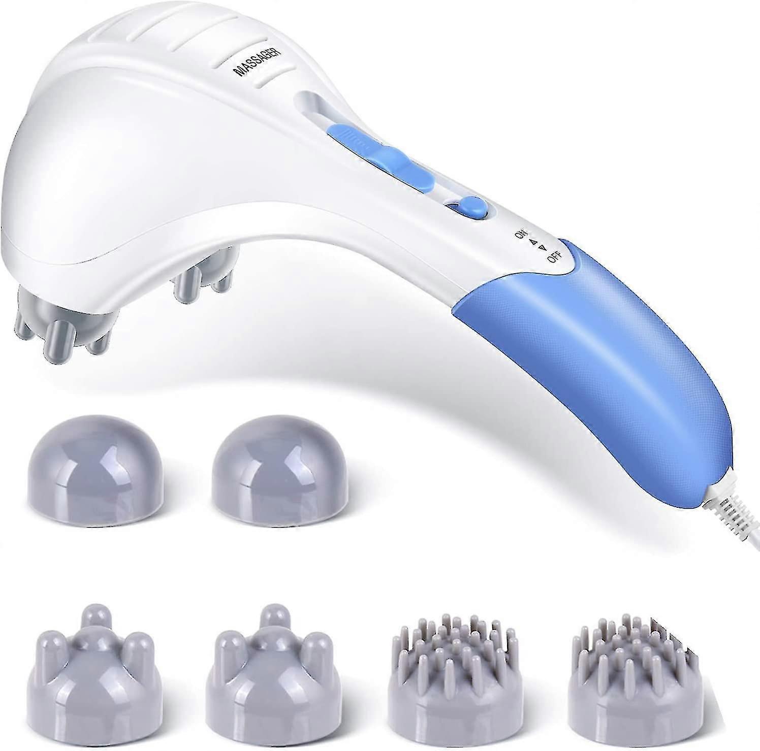 Handheld Massager Double Head Deep Tissue Percussion Massages Full Body