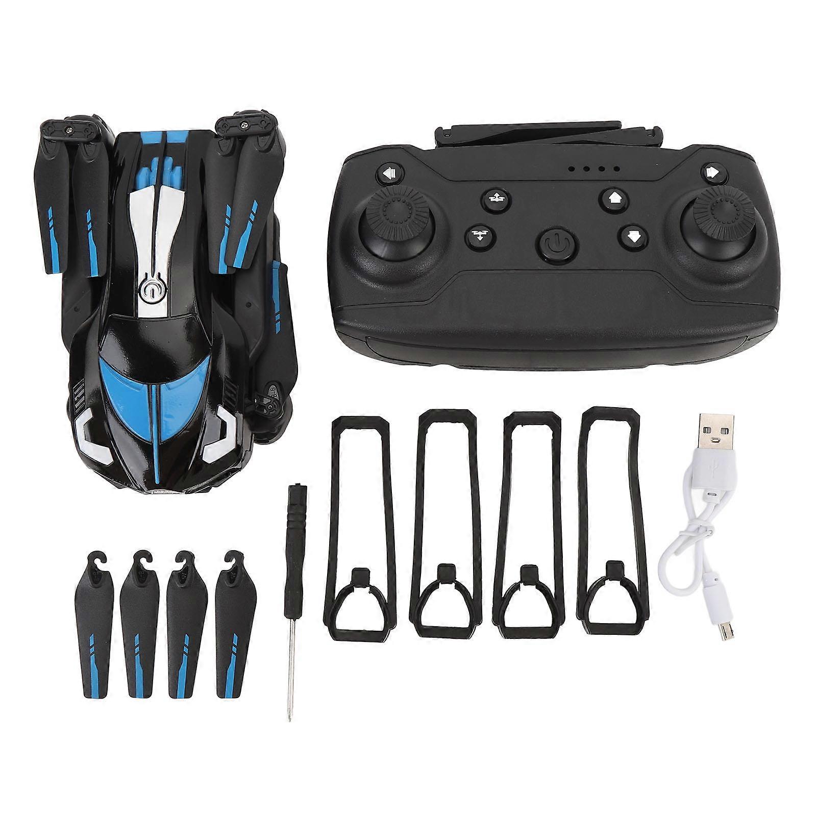 RC Drone with HD 3 Cameras 2.4GHz Optical Flow Positioning 6 Axis Gyro Wireless Remote Control Quadcopter with LED Light for Kids Beginners 