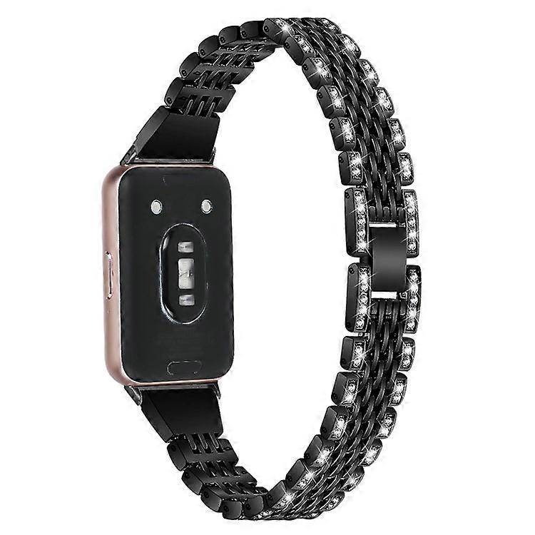 Compatible For Samsung Galaxy Fit3 SM-R390 Watch Band 5.2"-8.6" Adjustable Watch Strap with Shiny Rhinestone