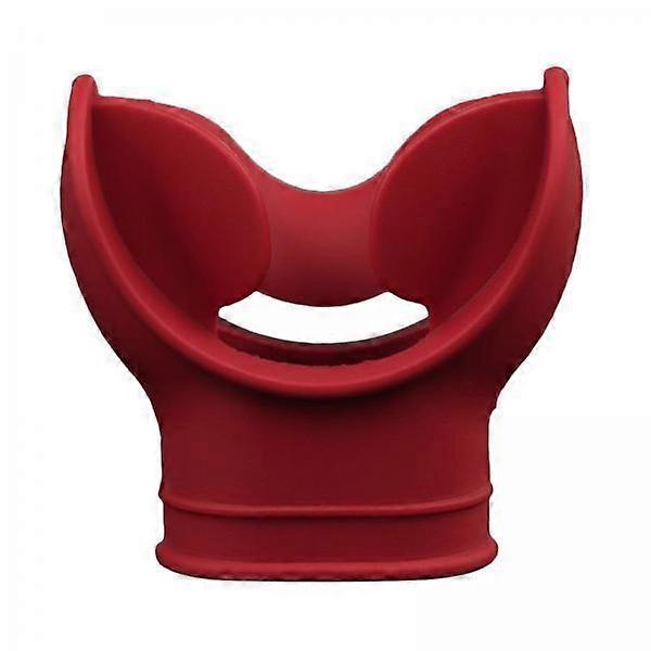 4xScuba Diving Regulator Mouthpiece Comfort Bite ταιριάζει στους περισσότερους τυπικούς ρυθμιστές Κόκκινο