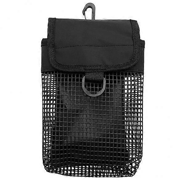 3X Scuba Diving Reel & SMB Safety Marker Buoy Holder Carry Mesh Bag Μαύρο