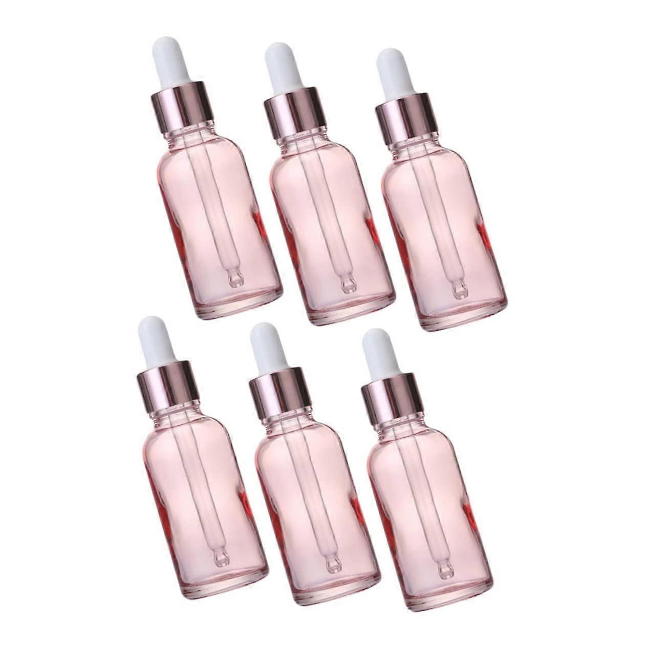 Portable Glass Dropper Bottles Set - Travel Size Essential Oil Containers, 10ml, Reusable, Leak-Proof, Clear Glass