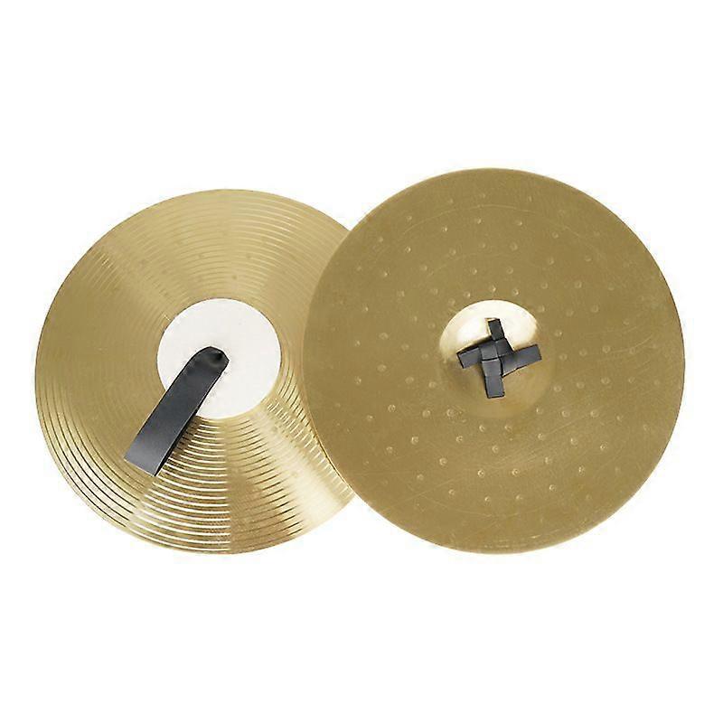 Cymbales à main pour enfants Texture polie Son clair et brillant Mini instrument de percussion pour enfants Danse et performance Léger et portable