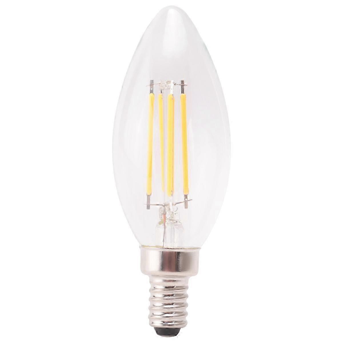 Dimmable E12 COB Candle Flame Filament LED Light Bulb Lamp hwy