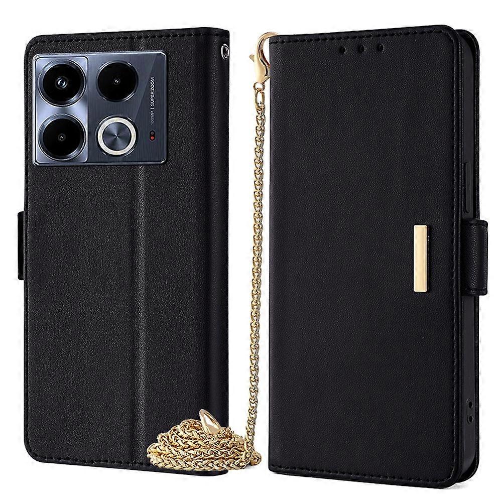 Umhängetasche aus Leder mit Kette