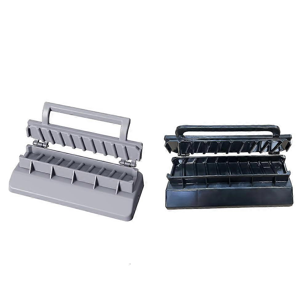 Large Kebab Maker Press - Manual Plastic Kabob Mould for BBQ Skewers - Black, Size and Easy-to-Use Design