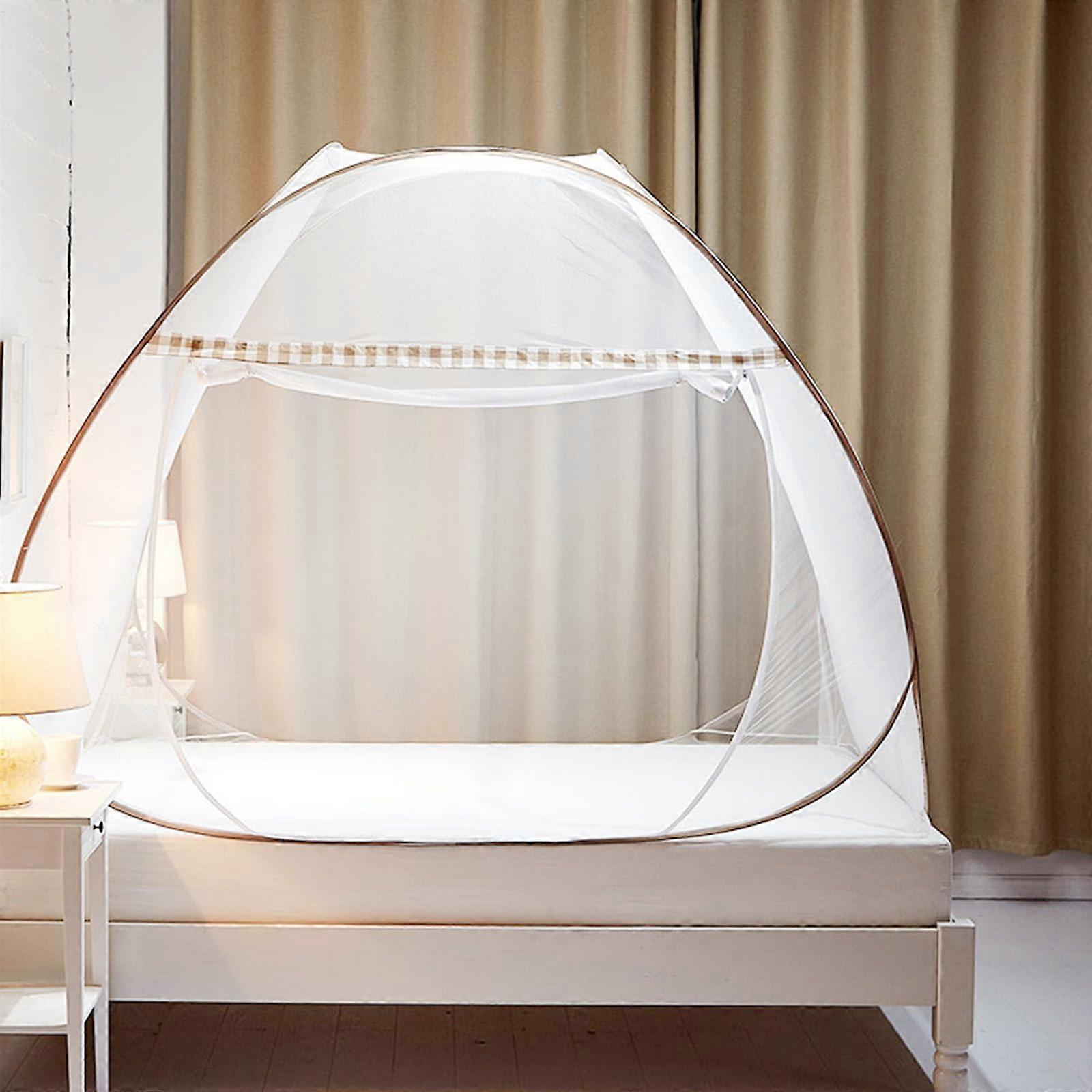 Ultralight mosquito net Foldable, Finemeshed mosquito net bed, Fly net for travel and at home Indoor, Outdoor,A,150x200x150cm 150x200x150cm A