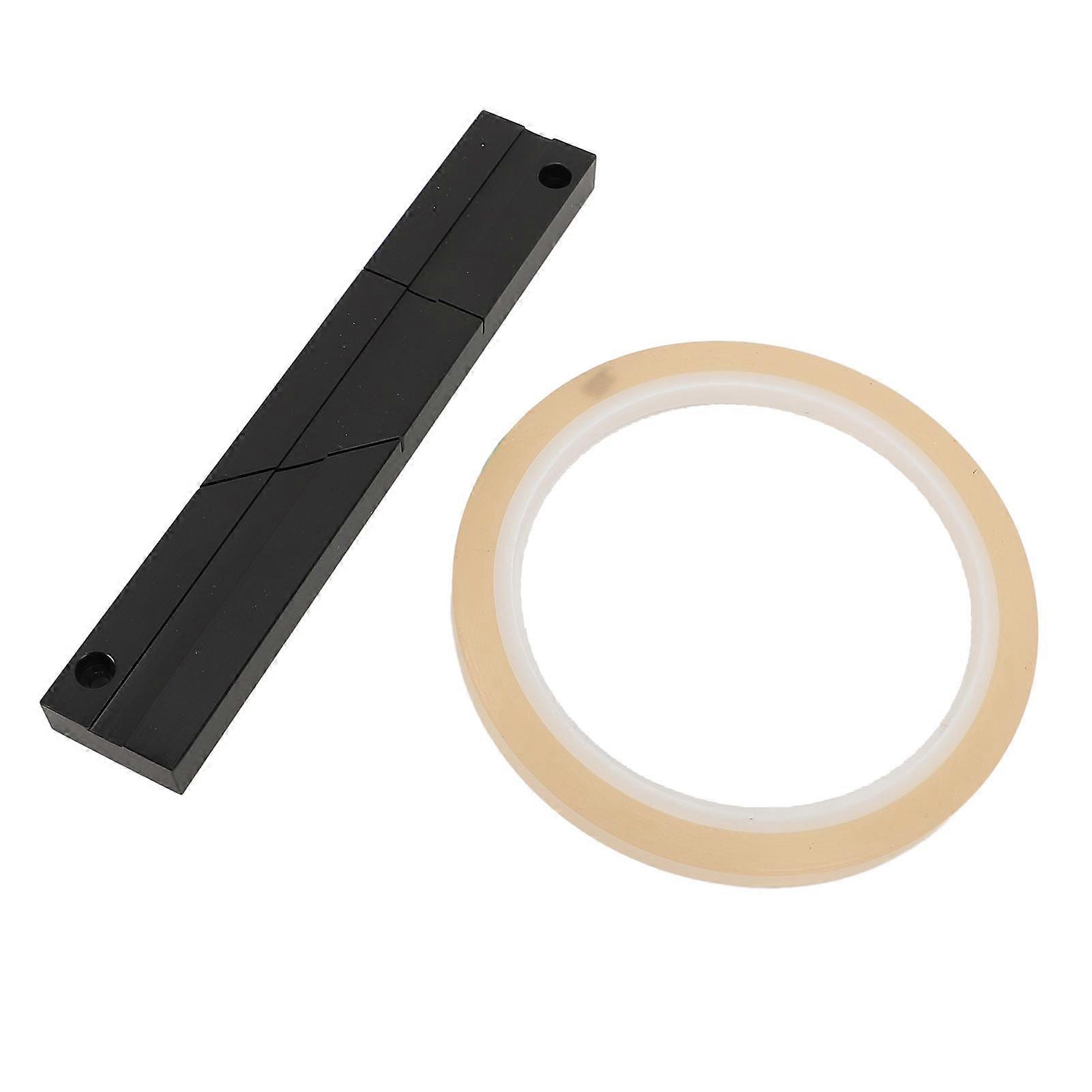 Splicing Block Kit 1/4 10 Inch Open Reel Aluminum Alloy Tape Media Splicing Block for Revoxsonido 