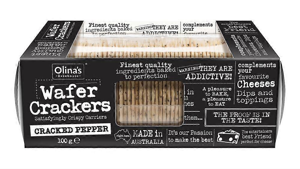 Olinas Bakehouse Waffelcracker Cracker Pfeffer 100g