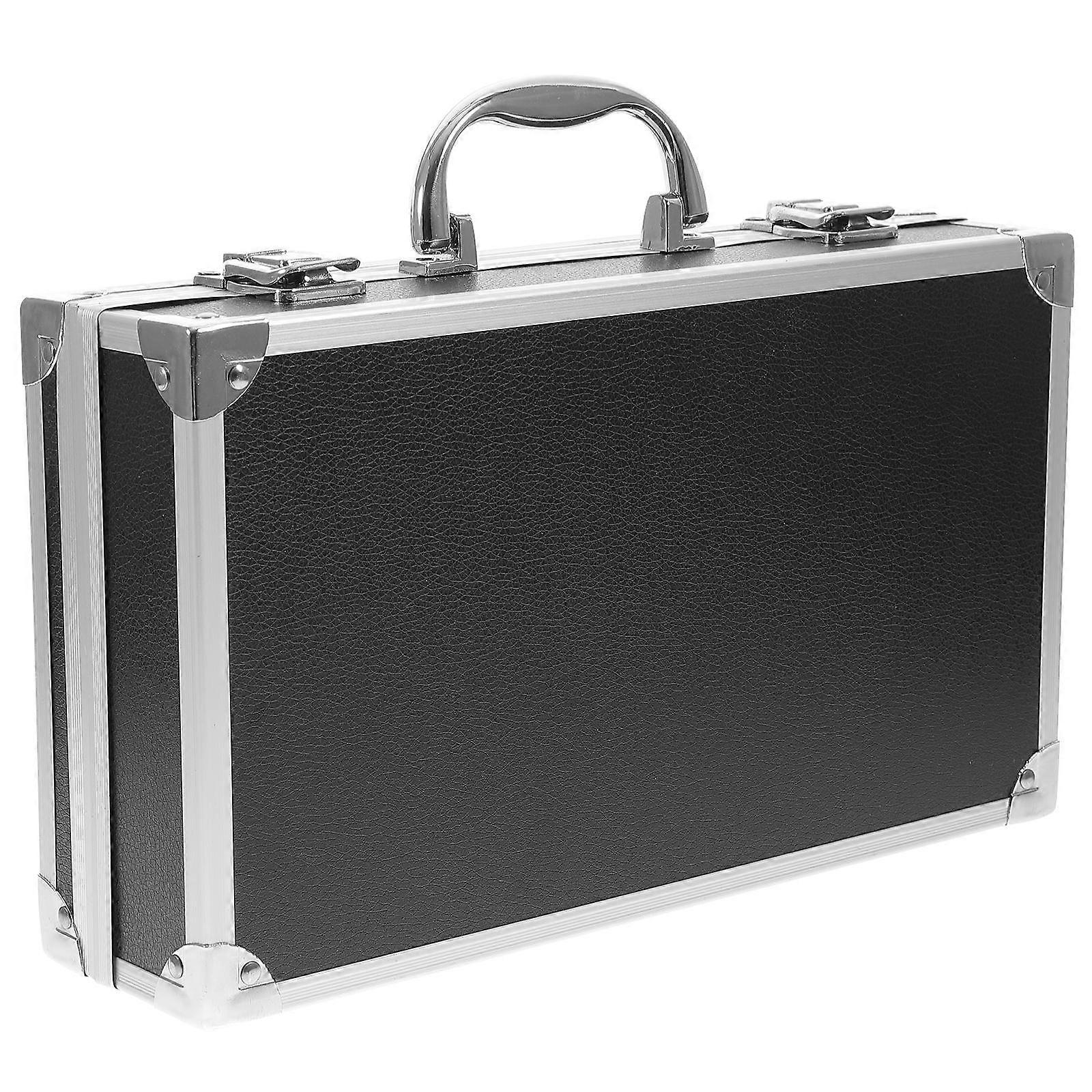 Portable Aluminum Alloy Multi Purpose Lockable Storage Case for Tools, Cosmetics & Medical Supplies – Elegant Design with Sponge Lining and Large