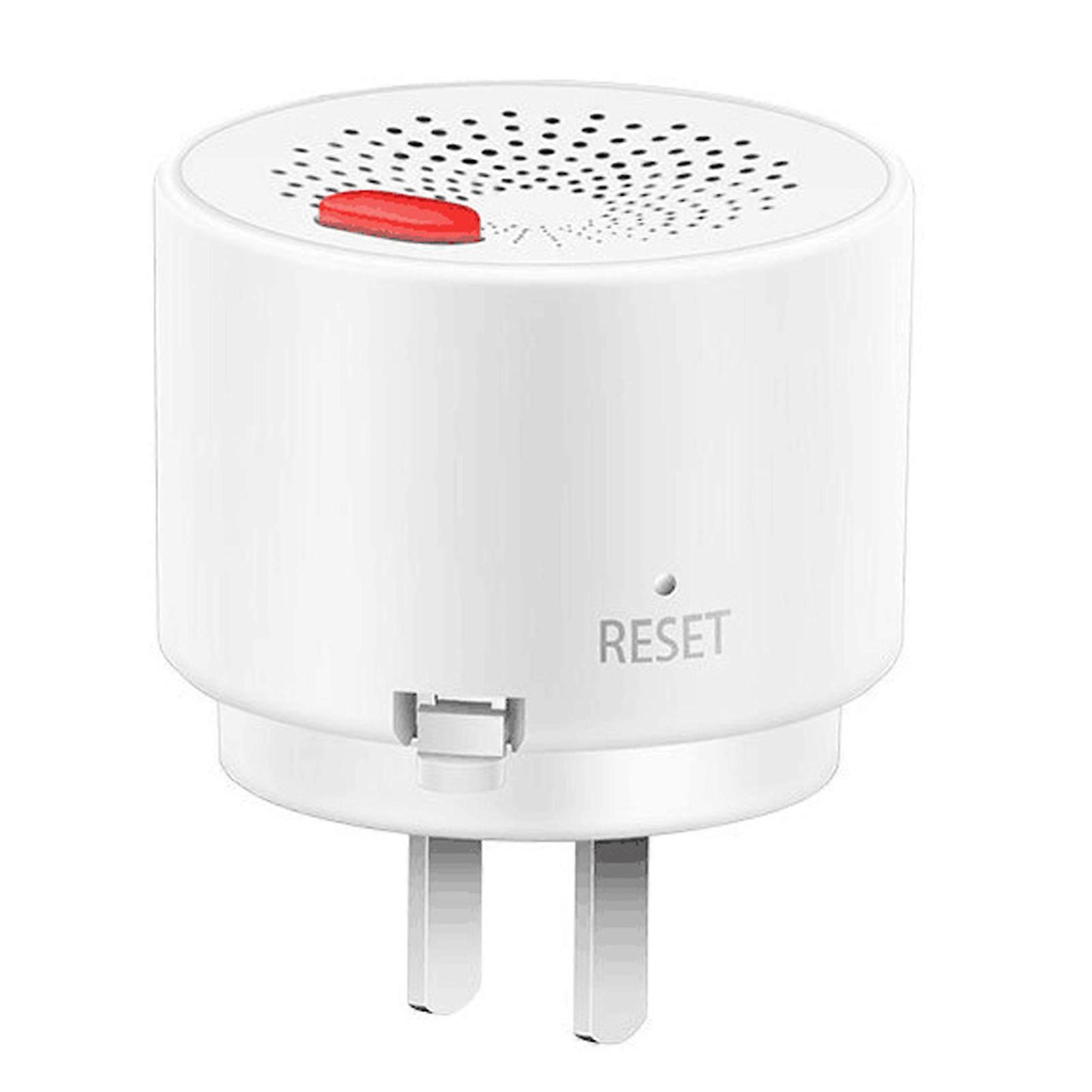 WiFi Gas Alarm Plug in Combustible Gas Detector for Tuya APP Control Support Flammable Gases Methane Butane Detecting for Home RV