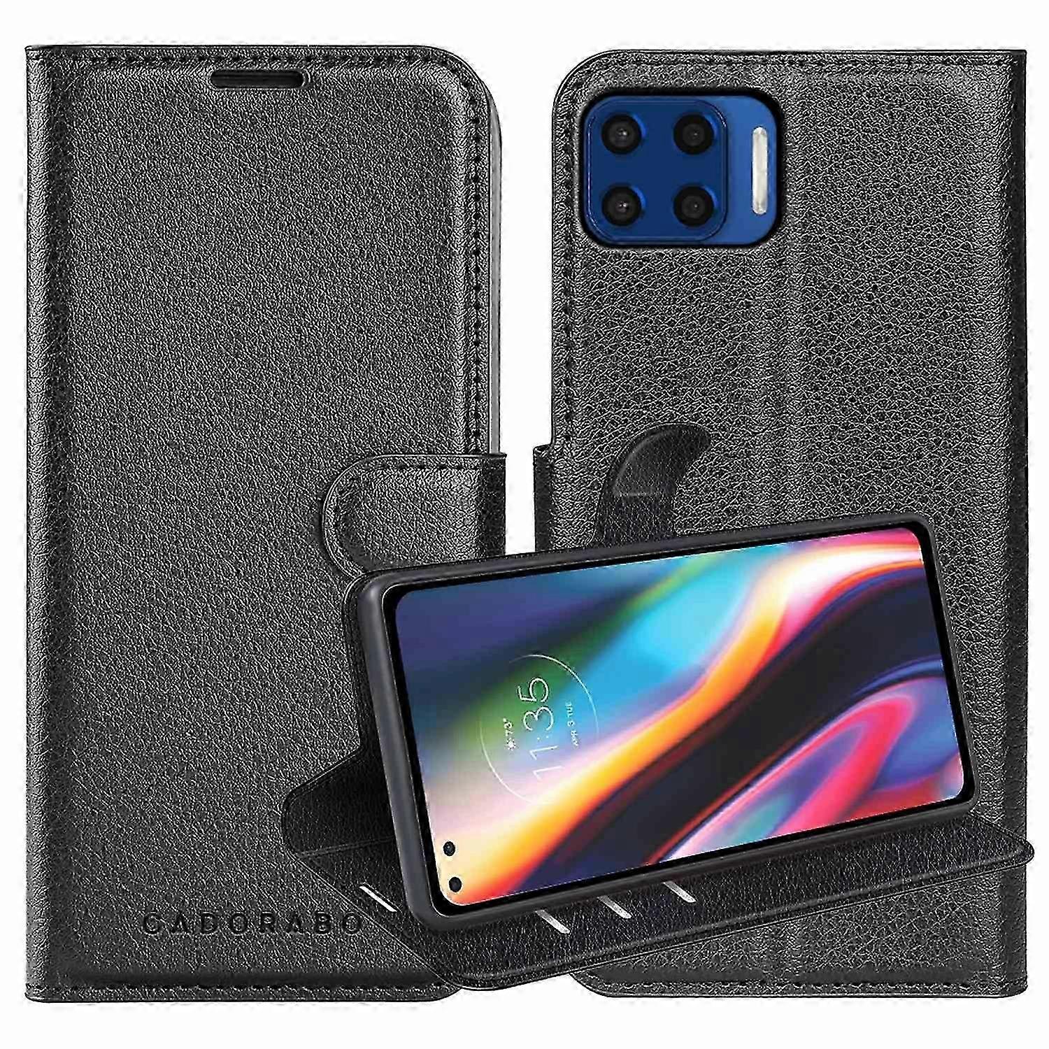 Protective Case for a Certain Brand's 5G PLUS Device - Features Card Slots and Stand Functionality