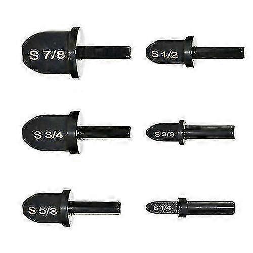 6x Swaging Tool Drill Bit Set for Home Air Conditioner Copper Pipe Flaring Tube Expander