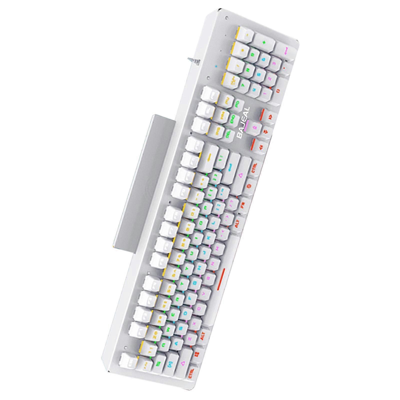 Gaming LED Backlit Mechanical Keyboard Charging 104 Key, Comfortable,Strong