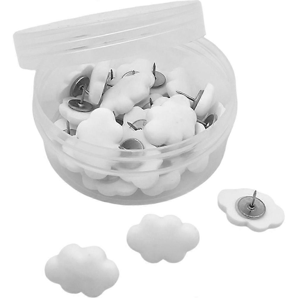 30Pcs Décoratif Résine Push Pin Bulletin Board Push Pin Liège Board Thumb Tacks Cadeau