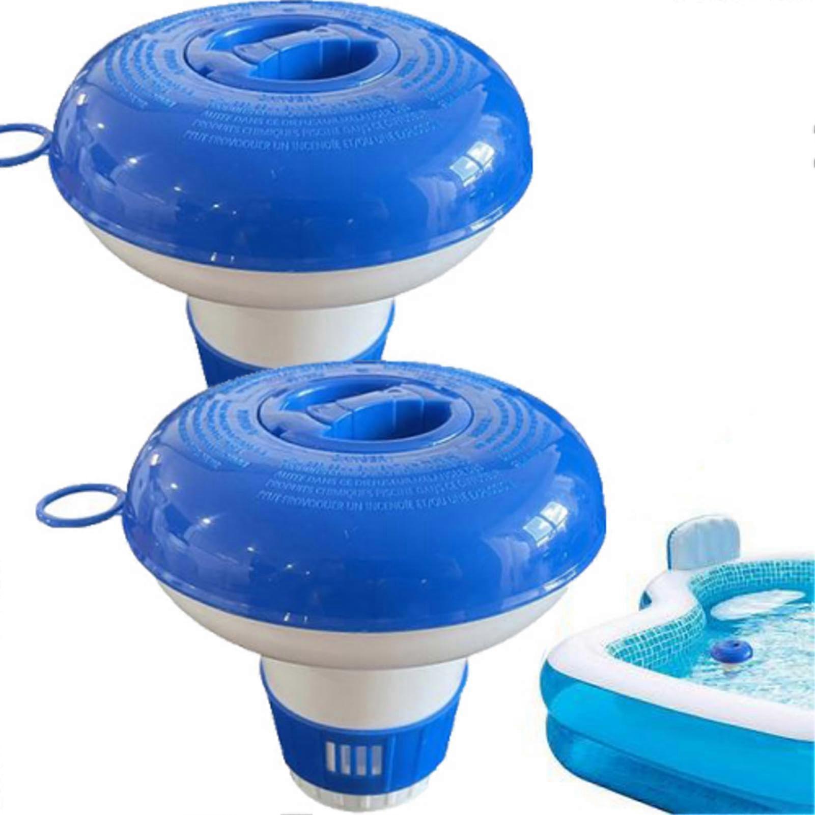 Floating Chlorine Dispenser for Pools with Lifting Ring