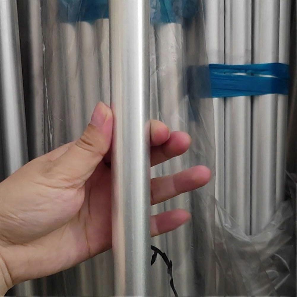 Round Aluminum Tubes Pack Of Four 300 Mm Length 9x7 Cm Cross Section