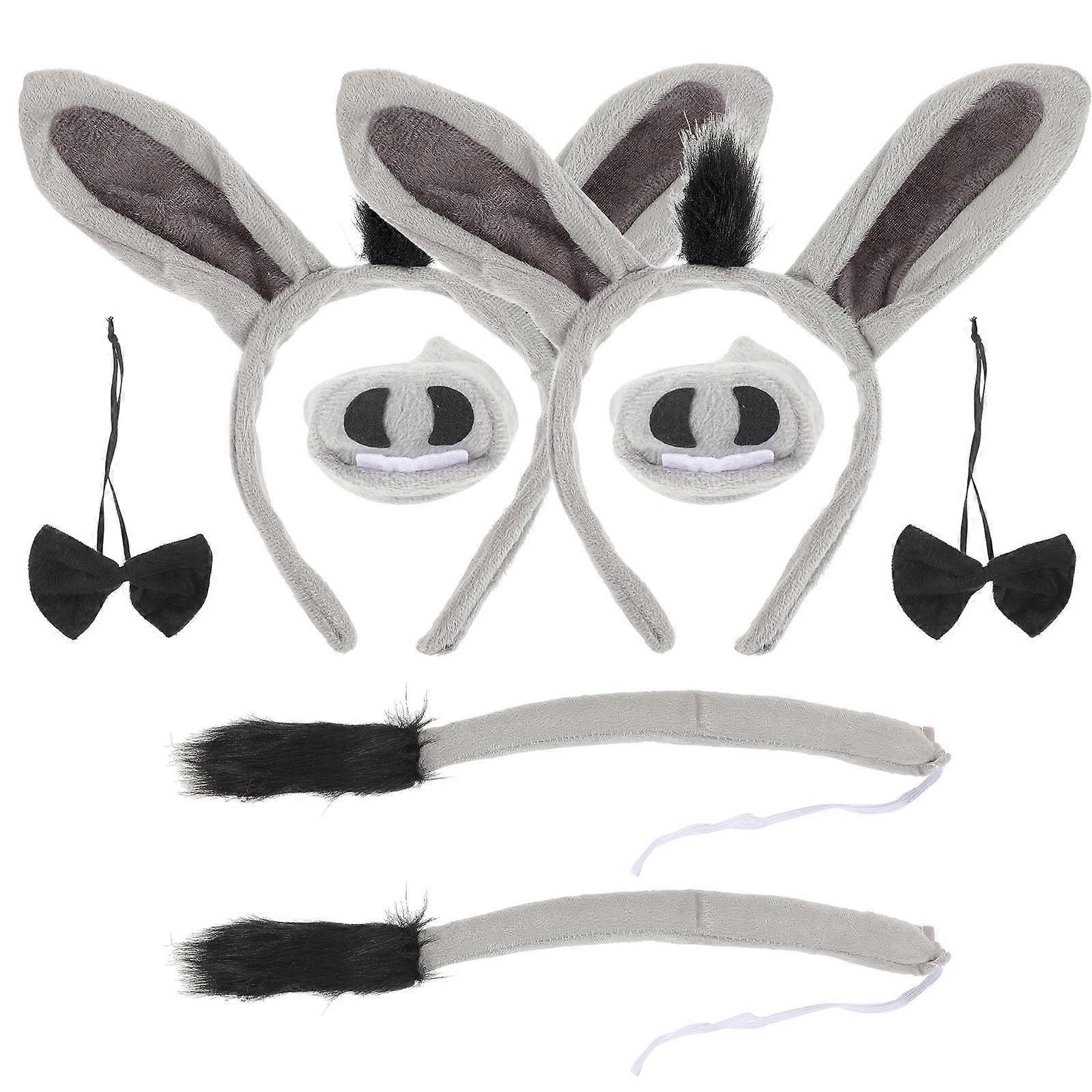 Versatile Donkey Costume Tools for Role Playing, Soft and Skin-Friendly Material