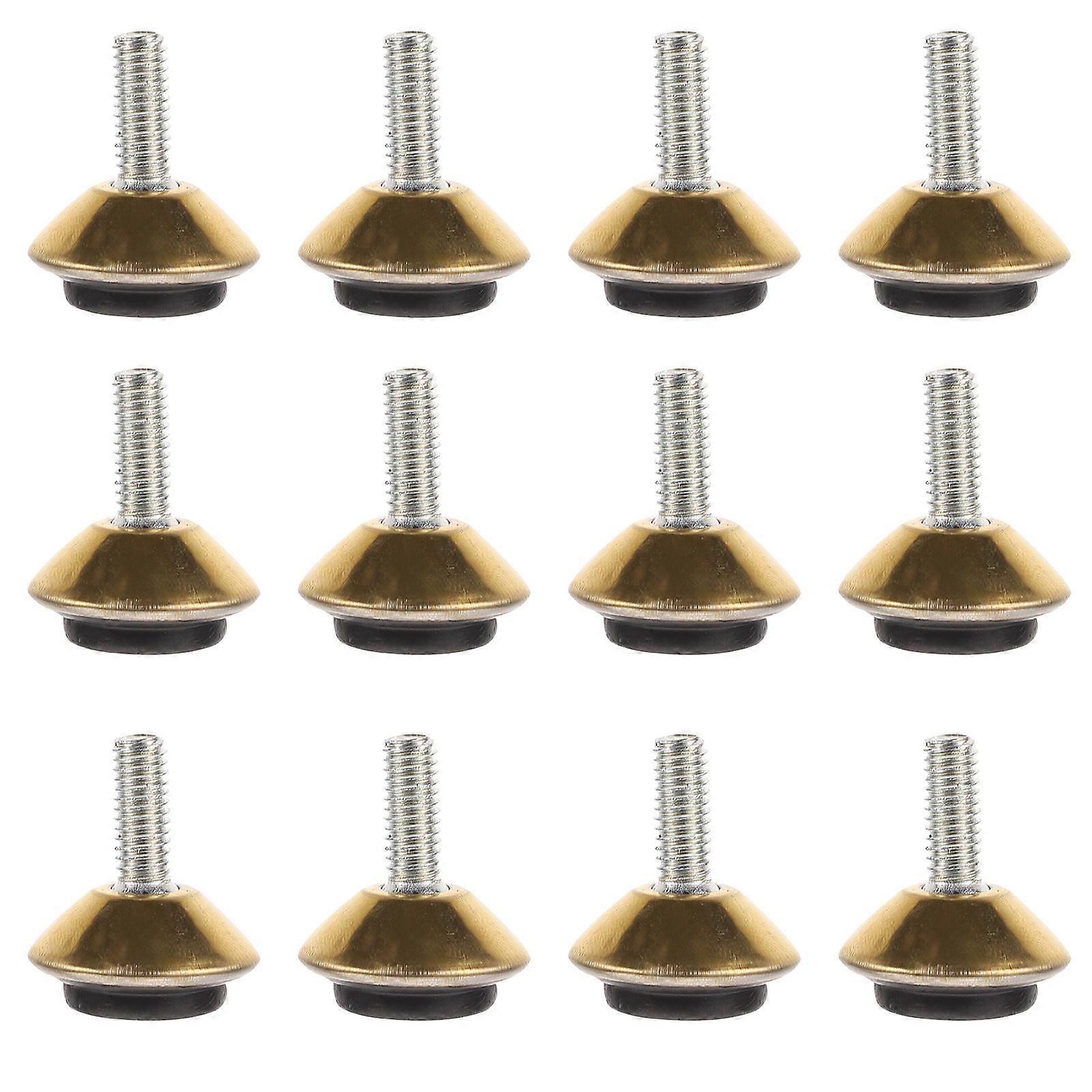 Heavy Duty Adjustable Metal Furniture Levelers with Screw for Cabinet, Sofa, Table Legs Durable Floor Protecting Glides Against Scratches and Damp