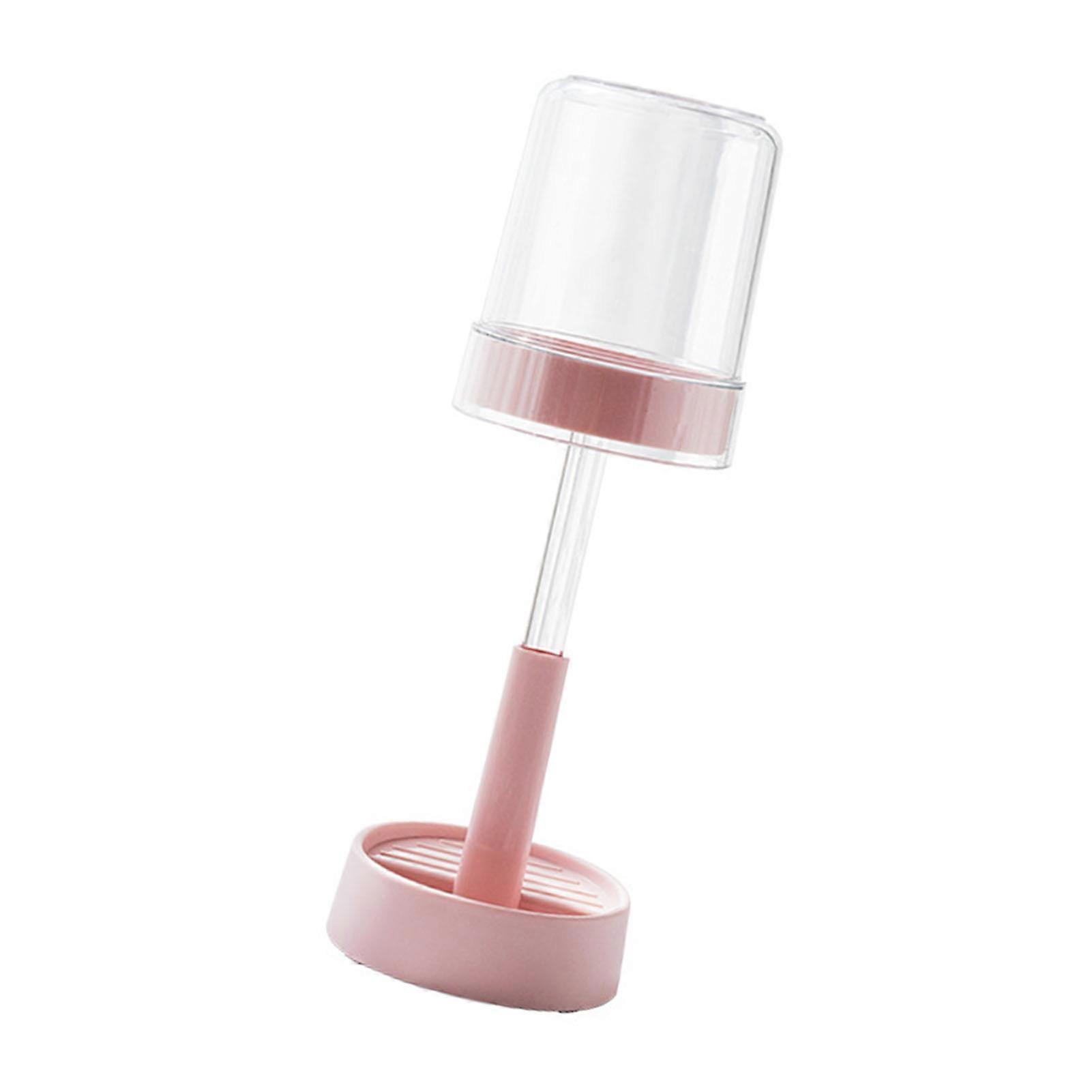 Adjustable Height Pink Toothbrush Holder for Dorm Bathroom 160g