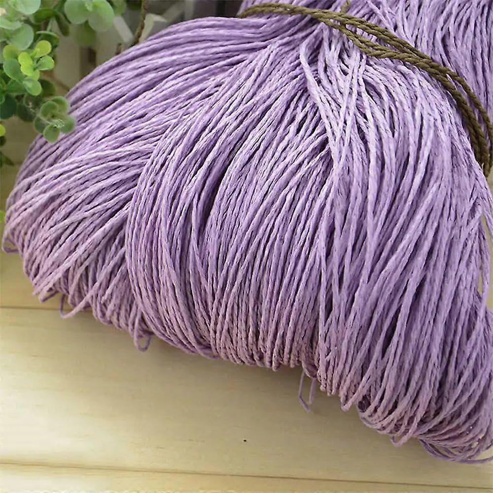 600 Meter, 500 g Bast fiber straw yarn for hand knitting, crocheting, yarn for summer hats, handbags, baskets, knitting material, DIY crafts