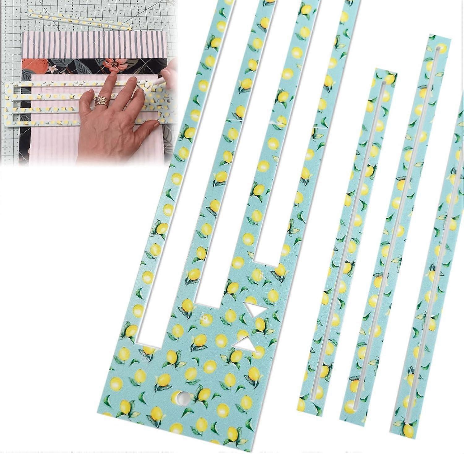 Zipper pocket template, Acrylic templates for 2.222.9cm zippers, sewing aid tool