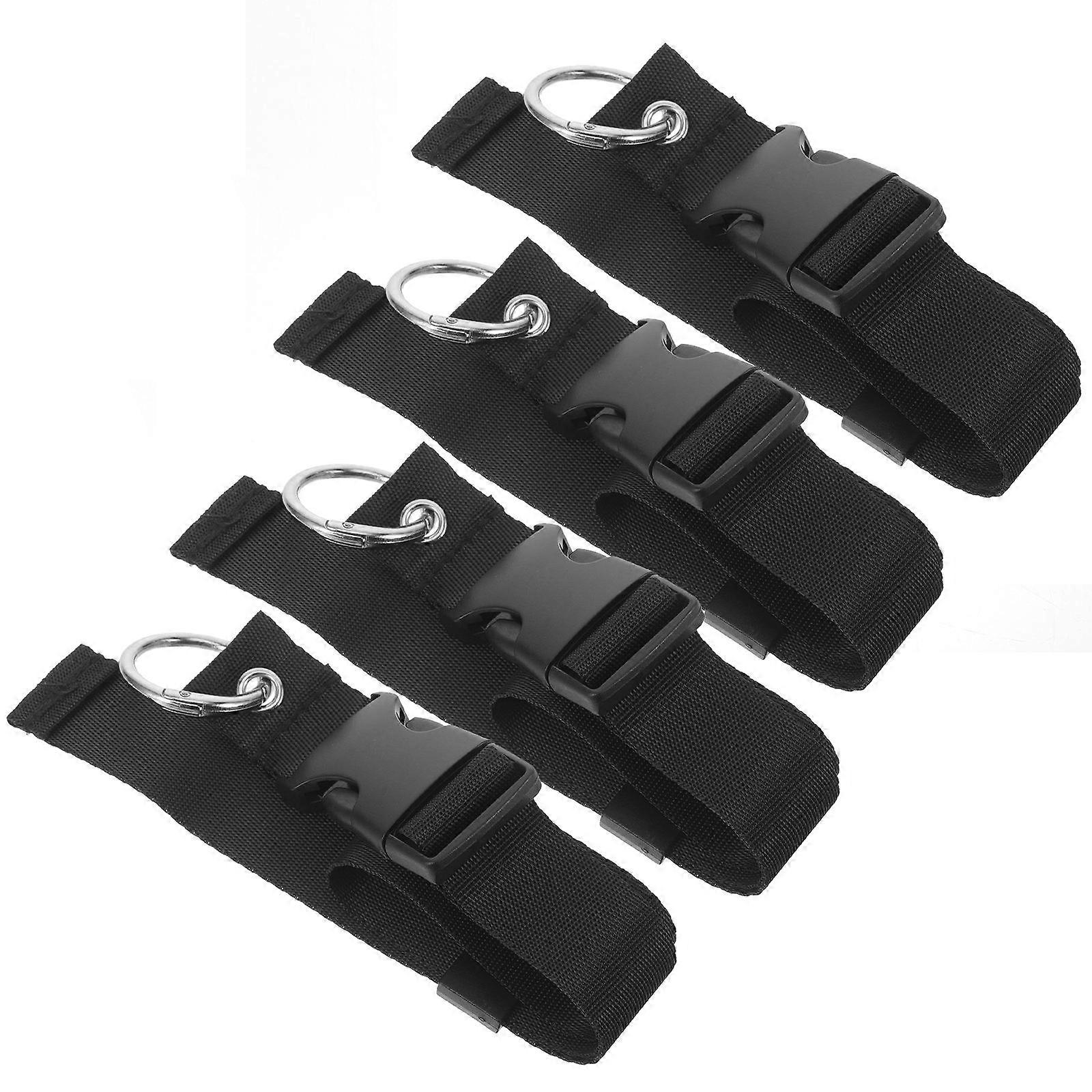 4pcs Adjustable Durable Luggage Straps with Buckle High Strength Suitcase Fixing Belts for Secure Travel and Multi Use Packing