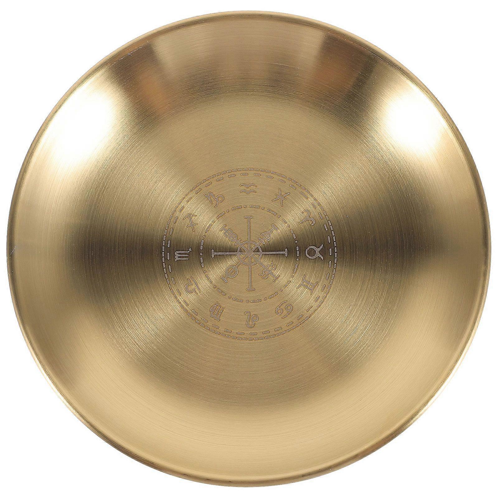 Vrăjitoare altar tavă metal bijuterii placă trinket display tavă colier brățară suport